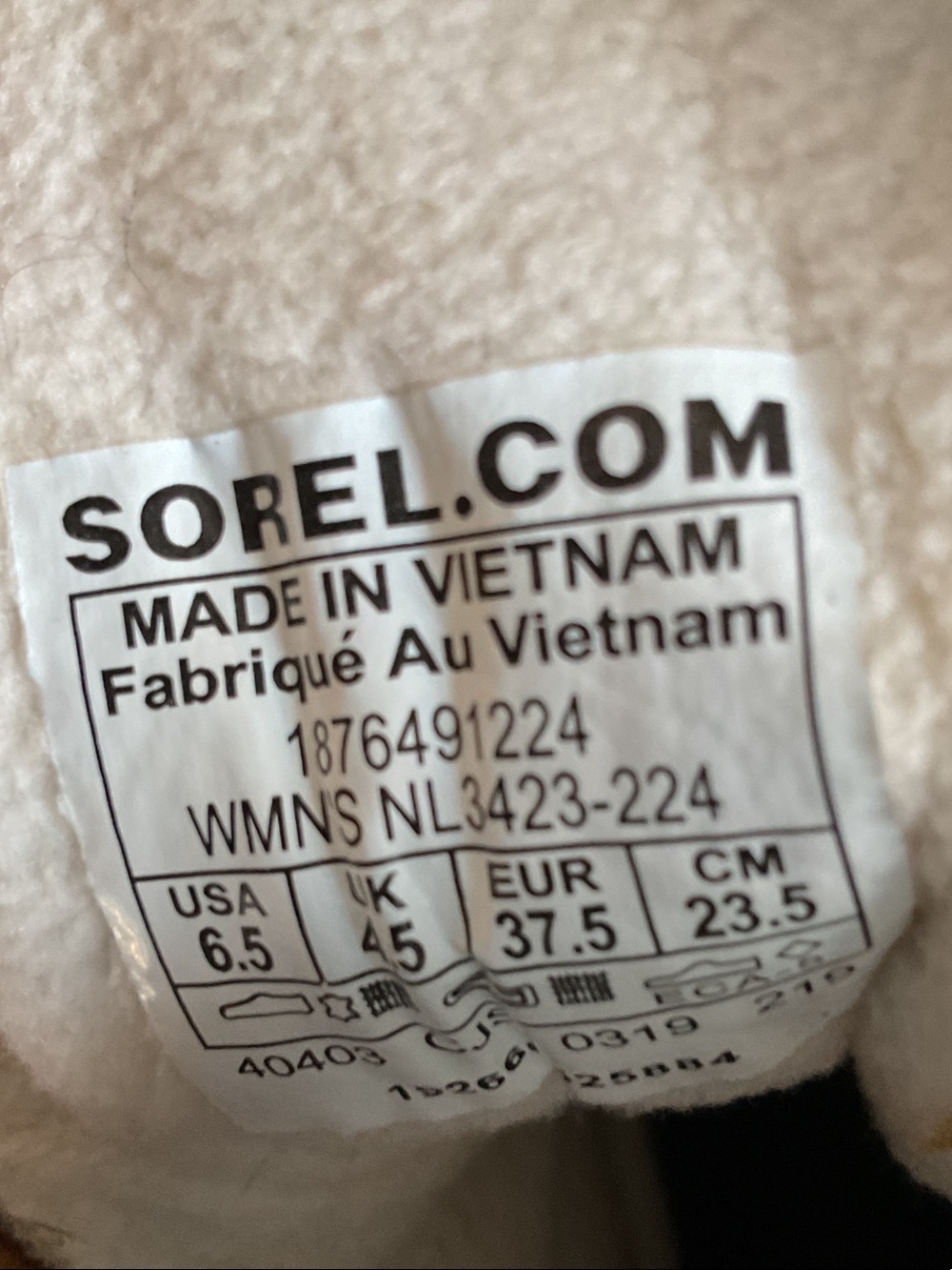 Sorel Explorer Joan Waterproof Winter Ankle Boots NL3423-224 6.5 305B - Picture 9 of 9
